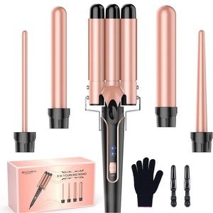 Bestope Pro 5 in 1 Curling Wand Set ➰